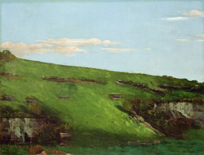 Wiesenhang near Ornans by Gustave Courbet