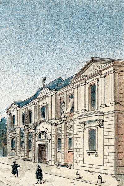 View of the Hotel Carnavalet, Residence of the Marquise of Sevigne by Gustave Demoulin