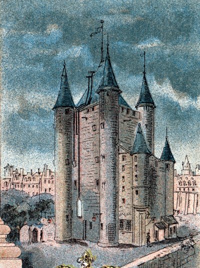 View of the Temple Prison in Paris by Gustave Demoulin