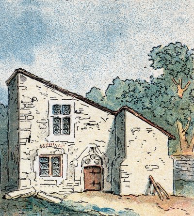 View of the birthplace of Joan of Arc at Domremy in the Vosges by Gustave Demoulin
