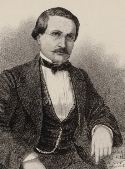 Portrait of the Composer Antony Lamotte by Gustave Donjean