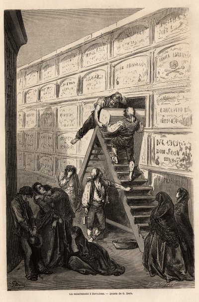 A funeral in Barcelona by Gustave Dore