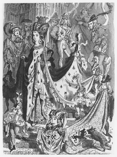 A Queen, illustration from 