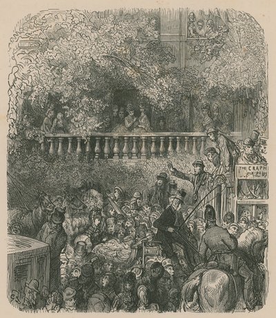A scene of London life by Gustave Dore