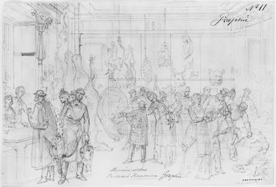 Album of the Siege of Paris, Maison Debos, Boulevard Haussmann by Gustave Dore