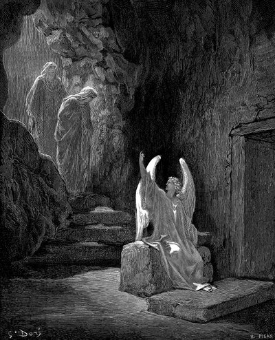 Angel Showing Mary Magdalene and the Other Mary Christ