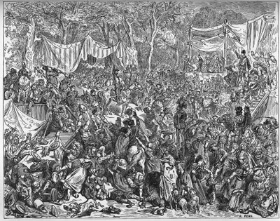 Arrival of Don Quixote at the wedding of Camache - from 
