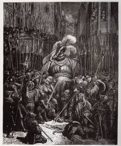 At the start of the sound, graciously thanked all the welders of his legions - illustration from 