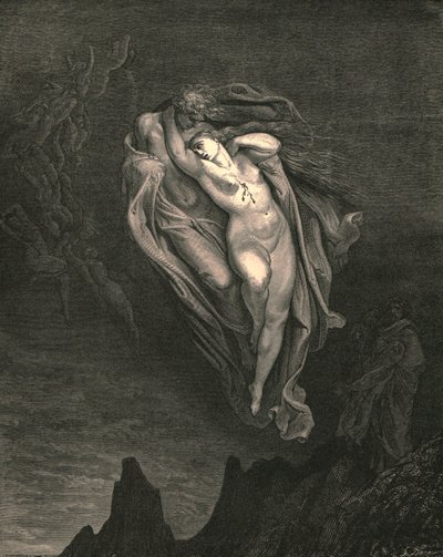 Bard! Willingly I would address those two together coming, c1890 by Gustave Dore