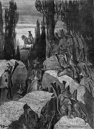 Baron Münchausen: Highwaymen / brigands by Gustave Dore