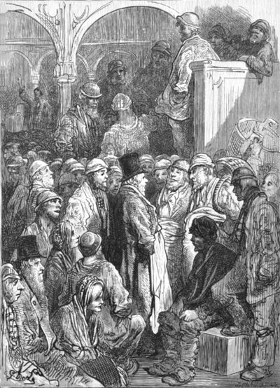 Billingsgate - Opening of the Market by Gustave Dore