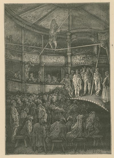 Blondin at Shoreditch, London by Gustave Dore