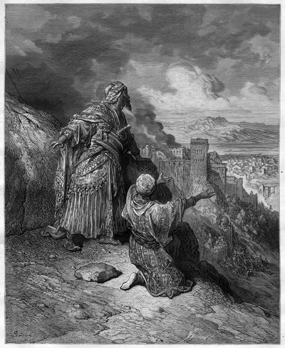 Boabdil leaves Granada - Abu Abd Allah Mohammed, aka El Chico (Muhammad XII), the last Arab King of Granada (illustration from 
