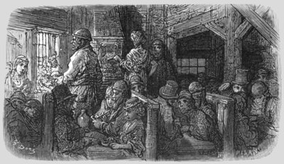 Coffee Shop - Petticoat Lane by Gustave Dore