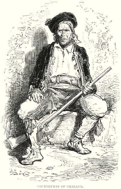 Countryman of Granada by Gustave Dore