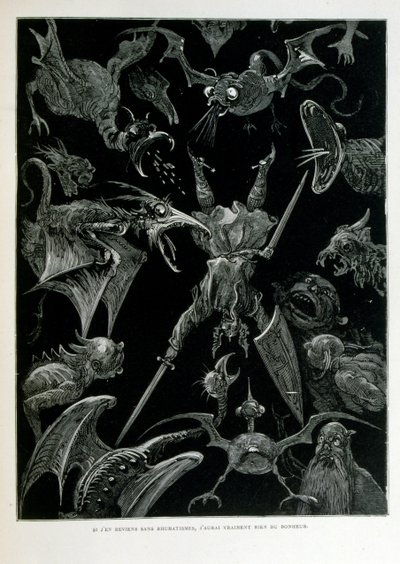 The Bogeyman; 1863 illustration by Gustave Dore by Gustave Dore