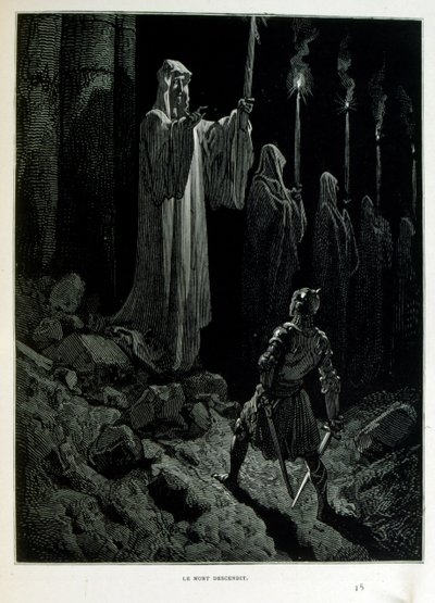 Croque-Mitaine; 1863 Illustration by Gustave Dore by Gustave Dore