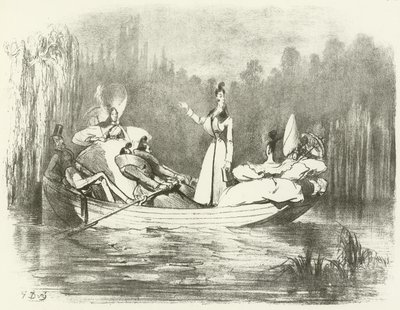 Dandyism Ruralising by Gustave Dore