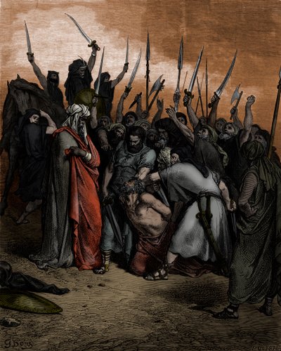 Death of Agag by Gustave Dore