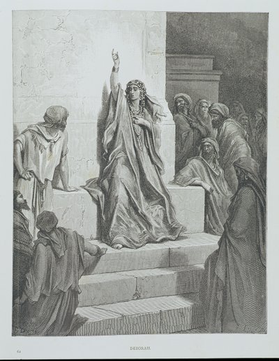 Deborah, engraved by Ettlin, c.1868 by Gustave Dore