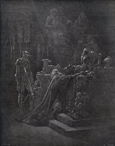 Don Quijote, Montesinos and Durandarte, in Montesinos