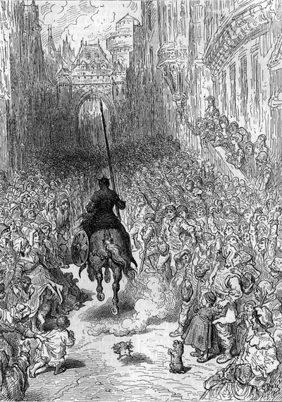 Drawing by Gustave Dore for the poem 