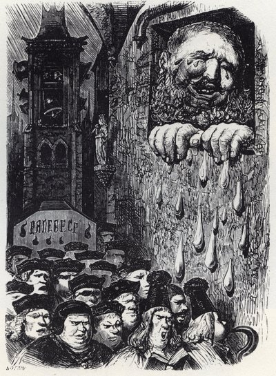 Gargantua mourning his wife