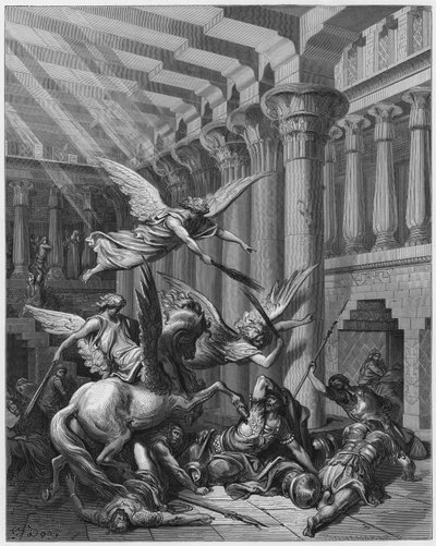 Heliodorus cast down by Gustave Dore