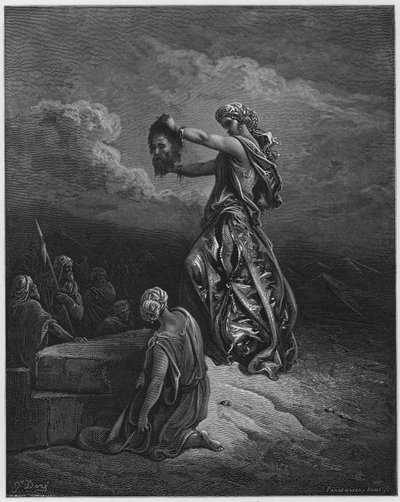 Judith showing the head of Holofernes (Gustave Dore Bible) by Gustave Dore