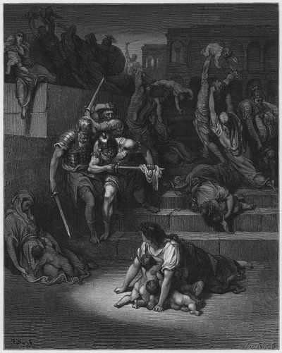 Gustave Doré Bible: The Massacre of the Innocents by Gustave Dore