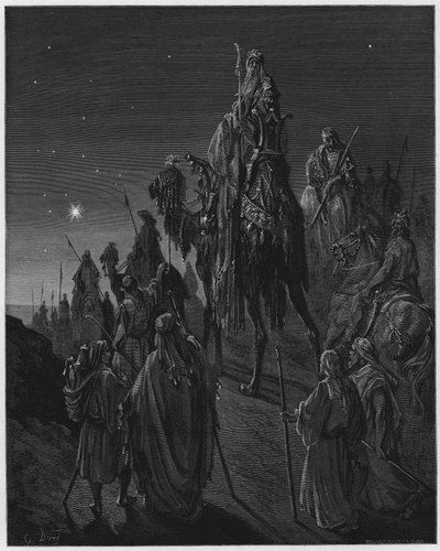 The Wise Men Guided by the Star by Gustave Dore