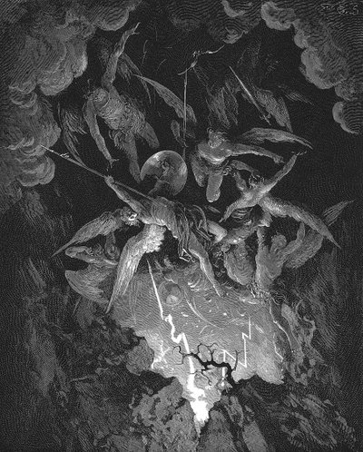 Gustave Dore illustration for John Milton