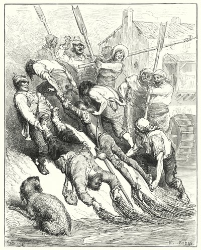 They were both hauled ashore, more over-drenched than thirsty by Gustave Dore