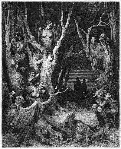 Harpies, Illustration from 
