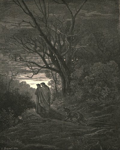 He, Soon as He Saw That I Was Weeping by Gustave Dore