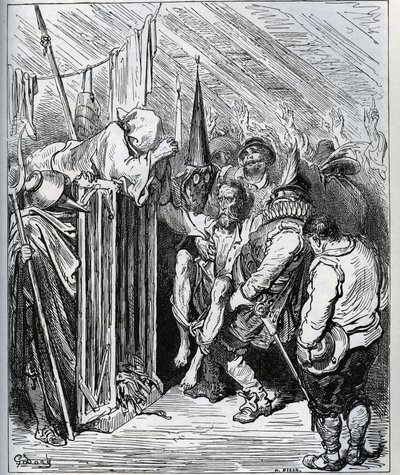 How to get rid of Don Quixote. The people of the hotel store decided to lock him up by making him believe in a new enchantment and a new chivalrous test - from 