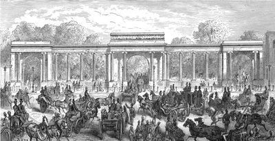 Hyde Park Corner - Piccadilly Entrance, 1872 by Gustave Dore