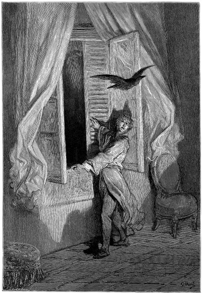 Illustration by Gustave Dore for Edgar Allan Poe
