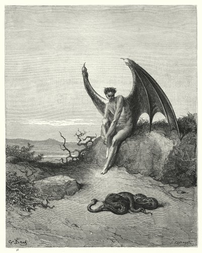 Illustration by Gustave Doré for Milton