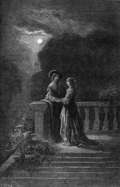 Illustration by Gustave Dore of book Captain Fracasse by Theophile Gautier by Gustave Dore
