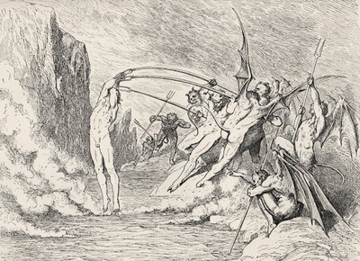 Illustration for The Divine Comedy - Hell by Dante by Gustave Dore