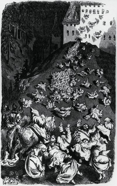 Illustration to Collection of humorous tales by Honore de Balzac by Gustave Dore