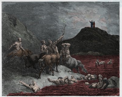 Inferno, Canto 12: Nessus by Gustave Dore
