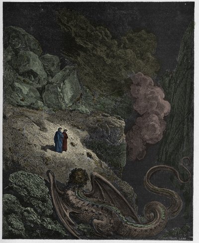 Inferno, Canto 17: Geryon, Symbol of Deceit, Illustration from 