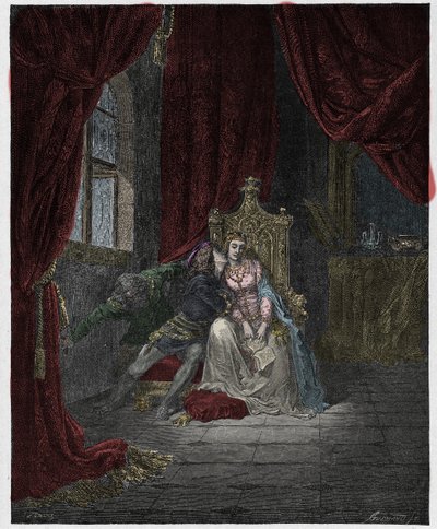Inferno, Canto 5: Paolo and Francesca, Illustration from 