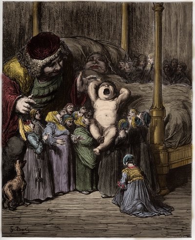 The Birth of Gargantua - illustration from 