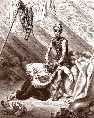 Bad effects of the medicine that was to heal Sancho