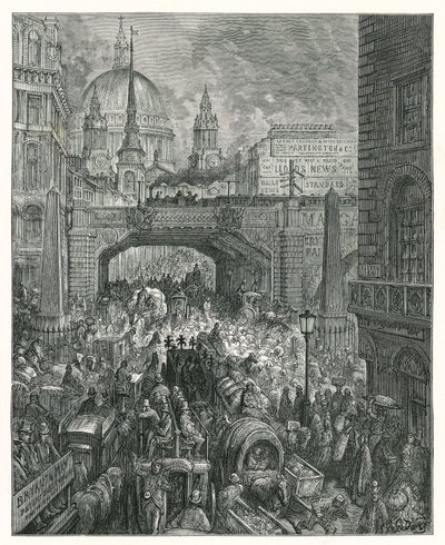 Ludgate Hill by Gustave Dore