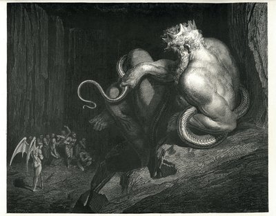 Minos: from The Inferno by Dante Alighieri by Gustave Dore