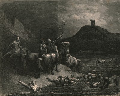 One Cried from Far: Say to What Pain Ye Come Condemned by Gustave Dore